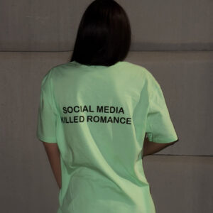 ΒΑΜΒΑΚΕΡΟ T-SHIRT ΜΕ ΤΥΠΩΜΑ * SOCIAL MEDIA*