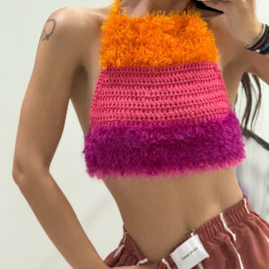 * HELIOVASILEMA* HALTERNECK CROCHET TOP