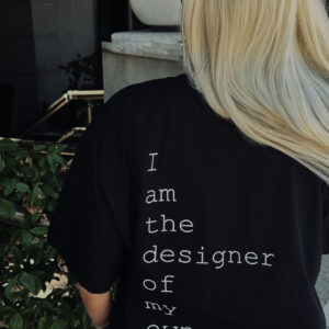 * Ι ΑΜ THE DESIGNER OF MY OWN CATASTROPHY* ΒΑΜΒΑΚΕΡΟ T-SHIRT