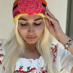 COLORFULL HANDCRAFTED CROCHET TURBAN