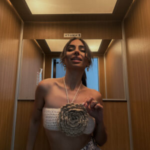 * AEGEAN FLOWER * CROCHET STRAPLESS TOP