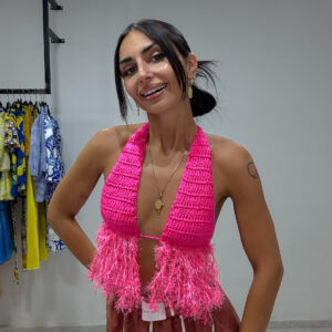 * AMOUR D' ETE * TRIANGLE CROCHET TOP