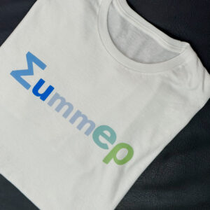 * Σummeρ * WHITE ΒΑΜΒΑΚΕΡΟ T-SHIRT ΜΕ ΤΥΠΩΜΑ