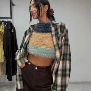 *SAND AND SPIRIT* HALTERNECK CROCHET TOP