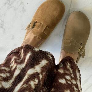 ΚΗΑΚΙ SUEDE CLOGS ME ΑΓΚΡΑΦΑ