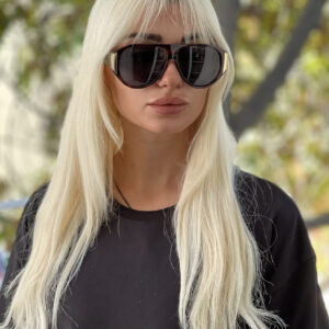 SUNGLASSES * AMBER FRAME *