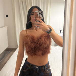 BUSTIER ΤΟΠ ΜΕ ΜΑΡΑΜΠΟΥ ΠΟΥΠΟΥΛΟ.