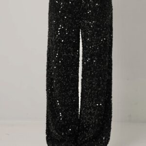 BLACK SEQUIN PANTS