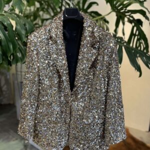 CHAMPAGNE GLAM SEQUIN ΣΑΚΑΚΙ