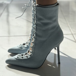 * PELINA * LIGHT BLUE DENIM HEELS