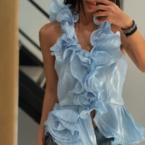 ΓΑΛΑΖΙΟ ΤΟΠ ΜΕ ΒΟΛΑΝ