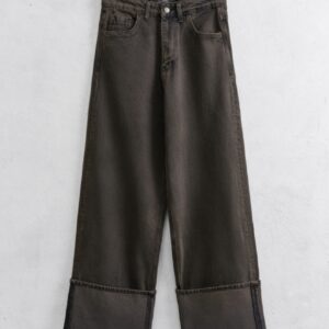 BROWN DENIM PANTS