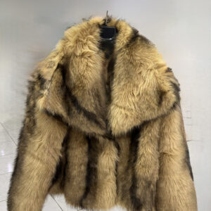 FOX STYLE FAUX FUR COAT