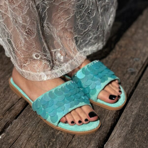 TIFFANY MERMAID FLAT SANDALS