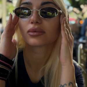SUNGLASSES * SILVER HEART *