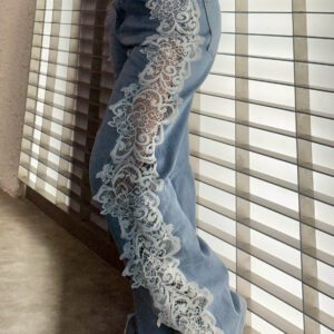 LACE DETAIL JEANS