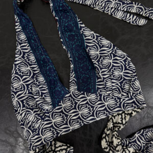 BOHEMIAN BLUE CROP TOP