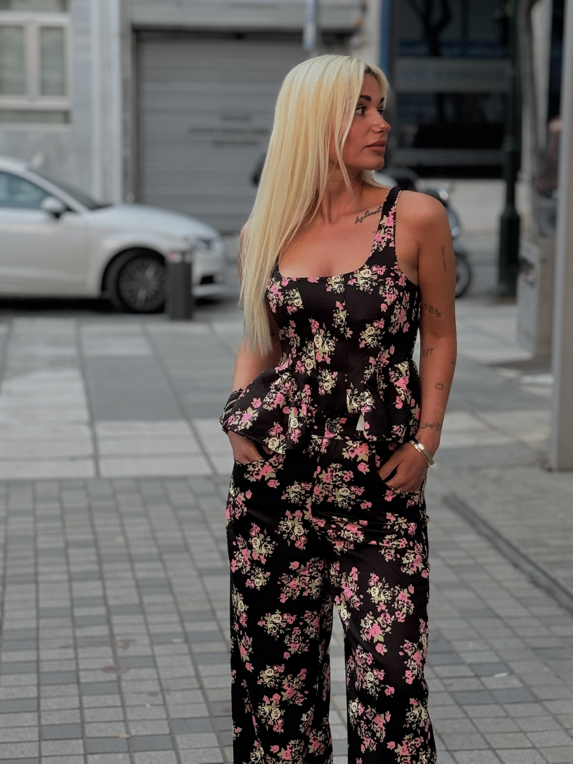 BLACK AND PINK FLORAL SET - Image 6