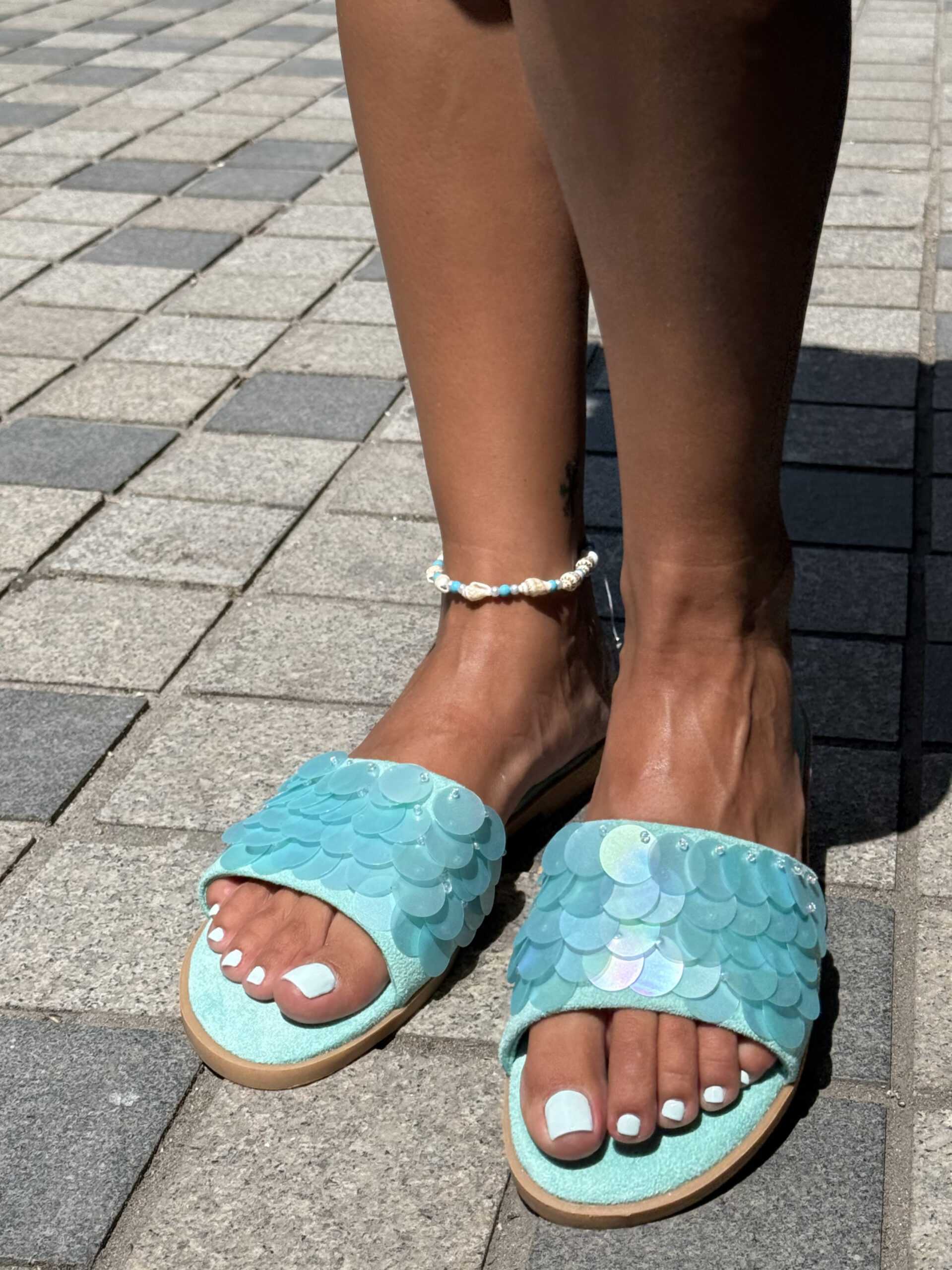 TIFFANY MERMAID FLAT SANDALS - Image 4