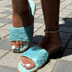 TIFFANY MERMAID FLAT SANDALS
