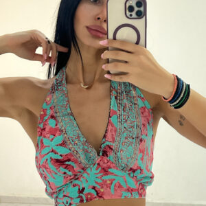 BOHEMIAN TIFFANY CROP TOP