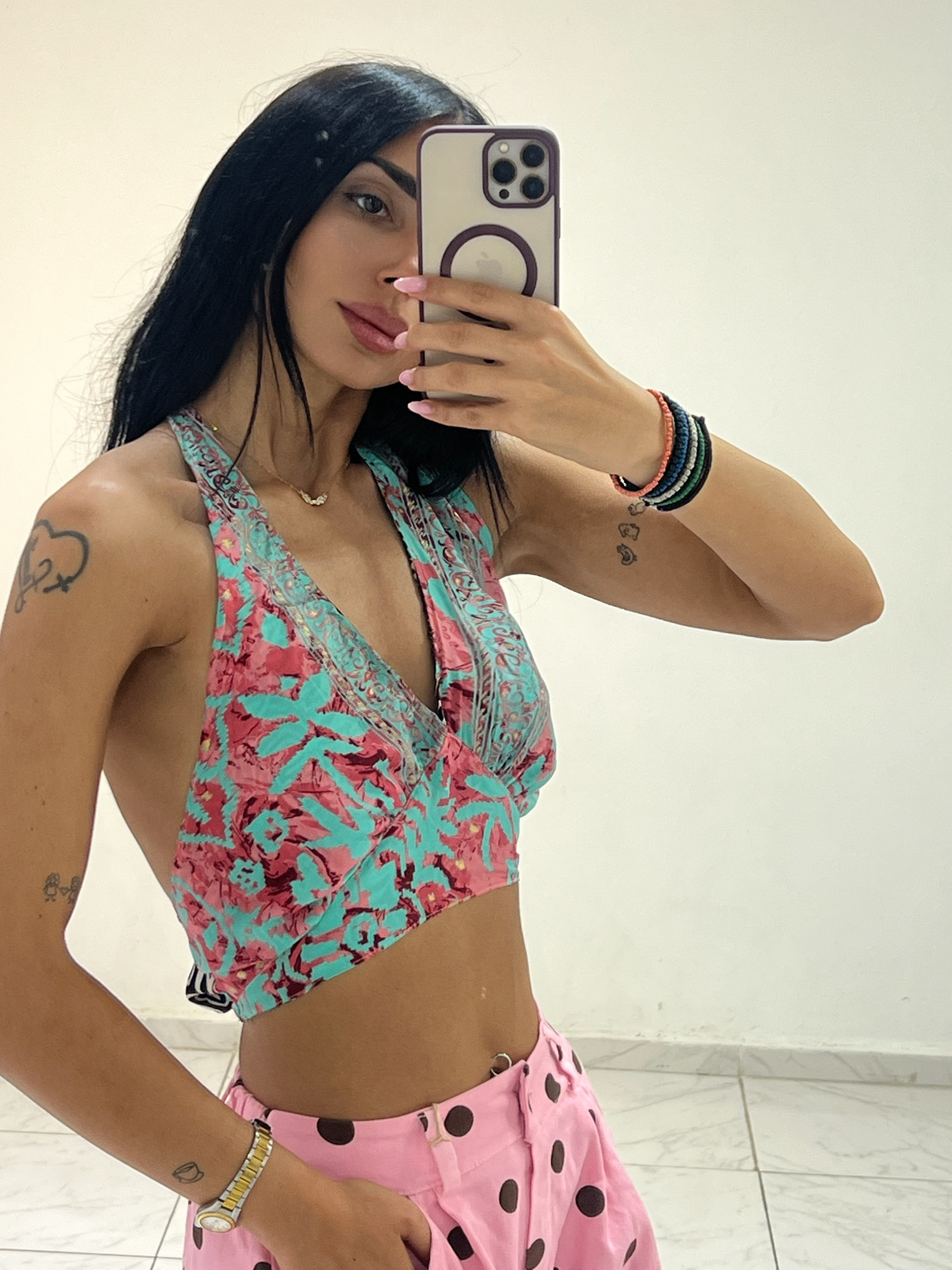 BOHEMIAN TIFFANY CROP TOP - Image 2