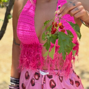 * AMOUR D’ ETE * TRIANGLE CROCHET TOP