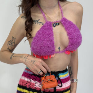 * ISLAND MUSE * TRIANGLE CROCHET TOP