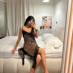 BRONZE GLAM TOP-ΦΟΡΕΜΑ ME ΠΑΓΙΕΤΕΣ