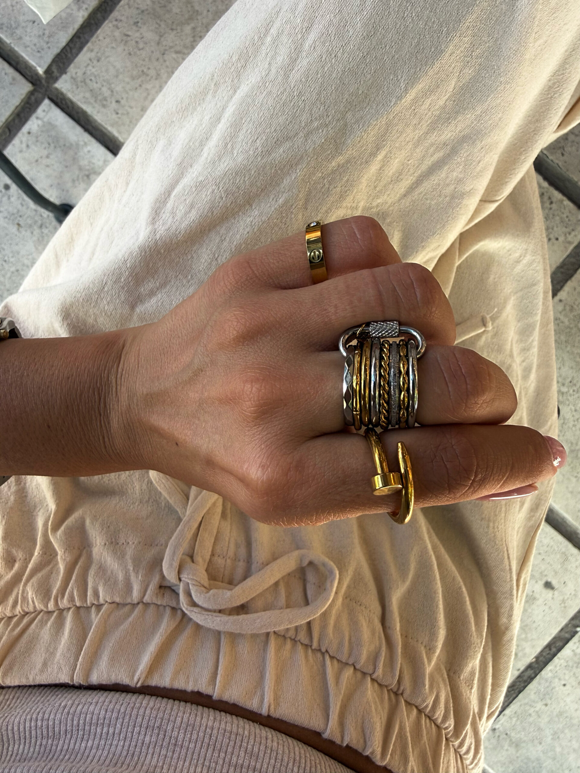 * RING TEAM * GOLD & SILVER RING - Image 2