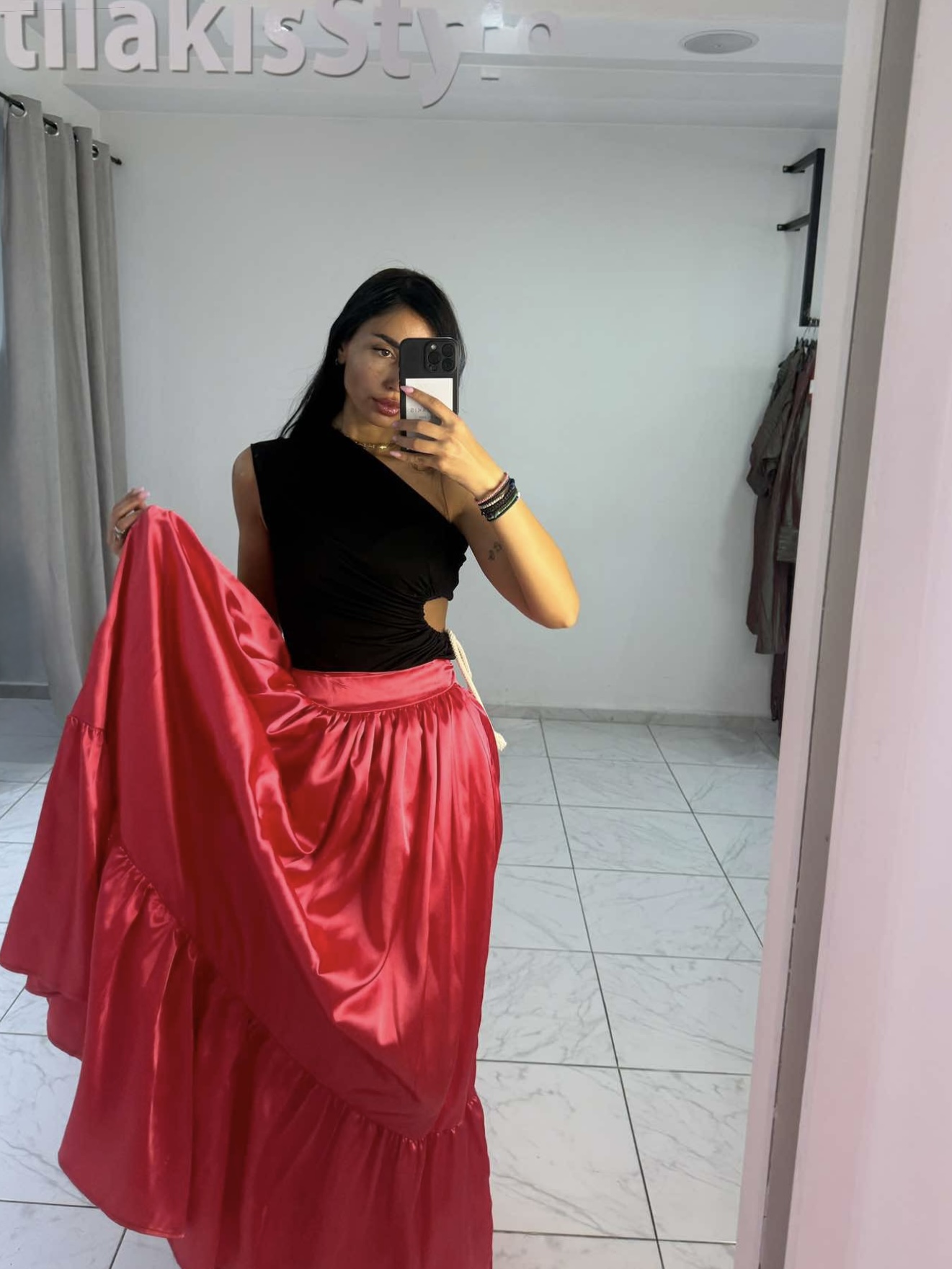 MAXI WRAP SKIRT - Image 3