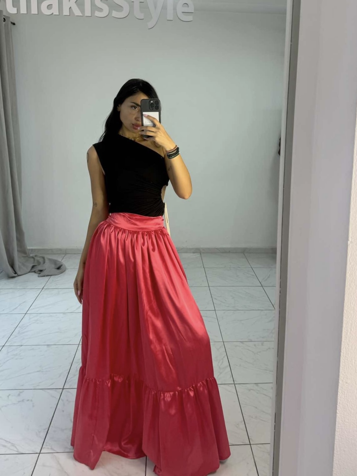 MAXI WRAP SKIRT