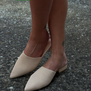 BEIGE MULES