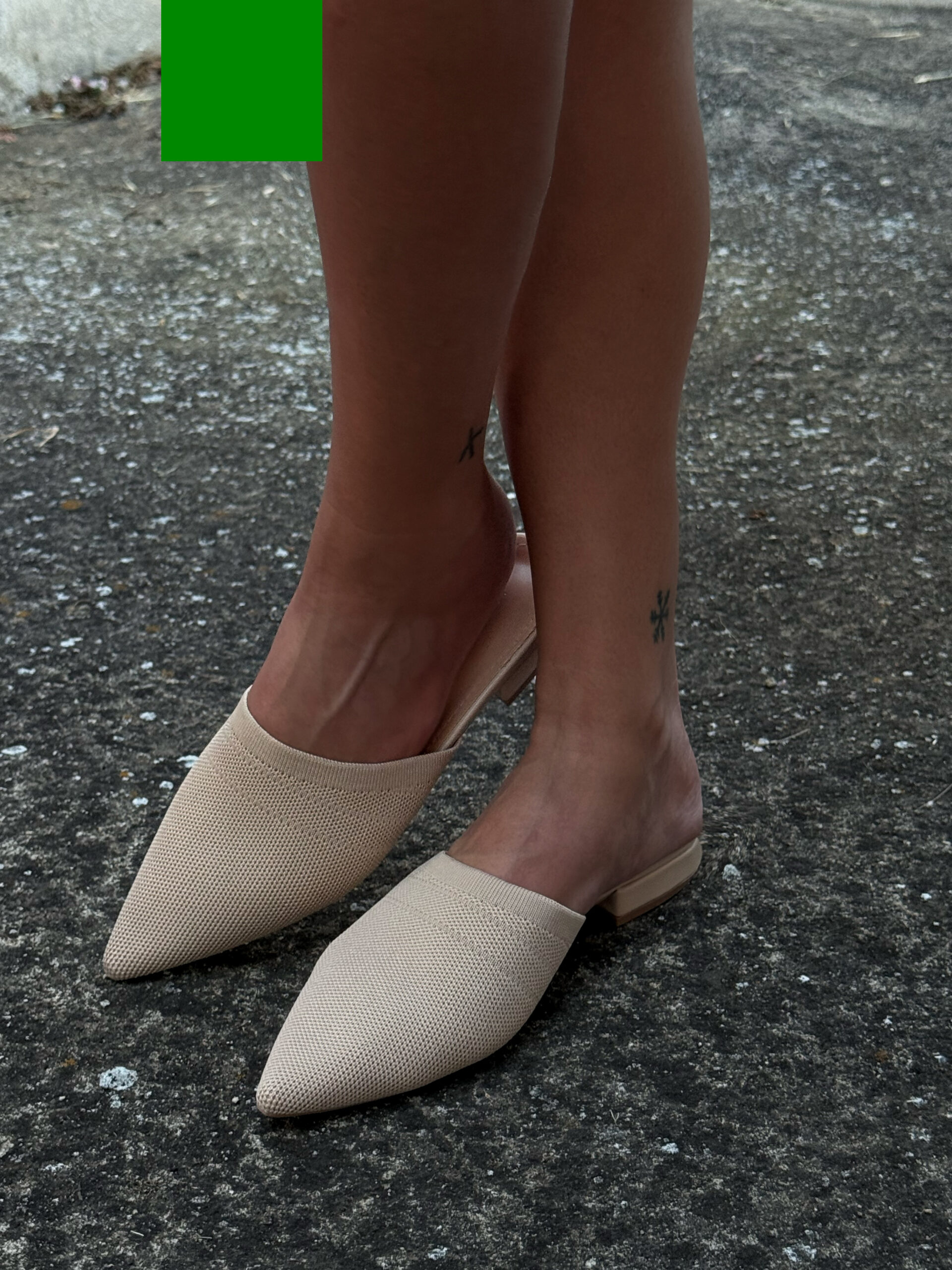 BEIGE MULES