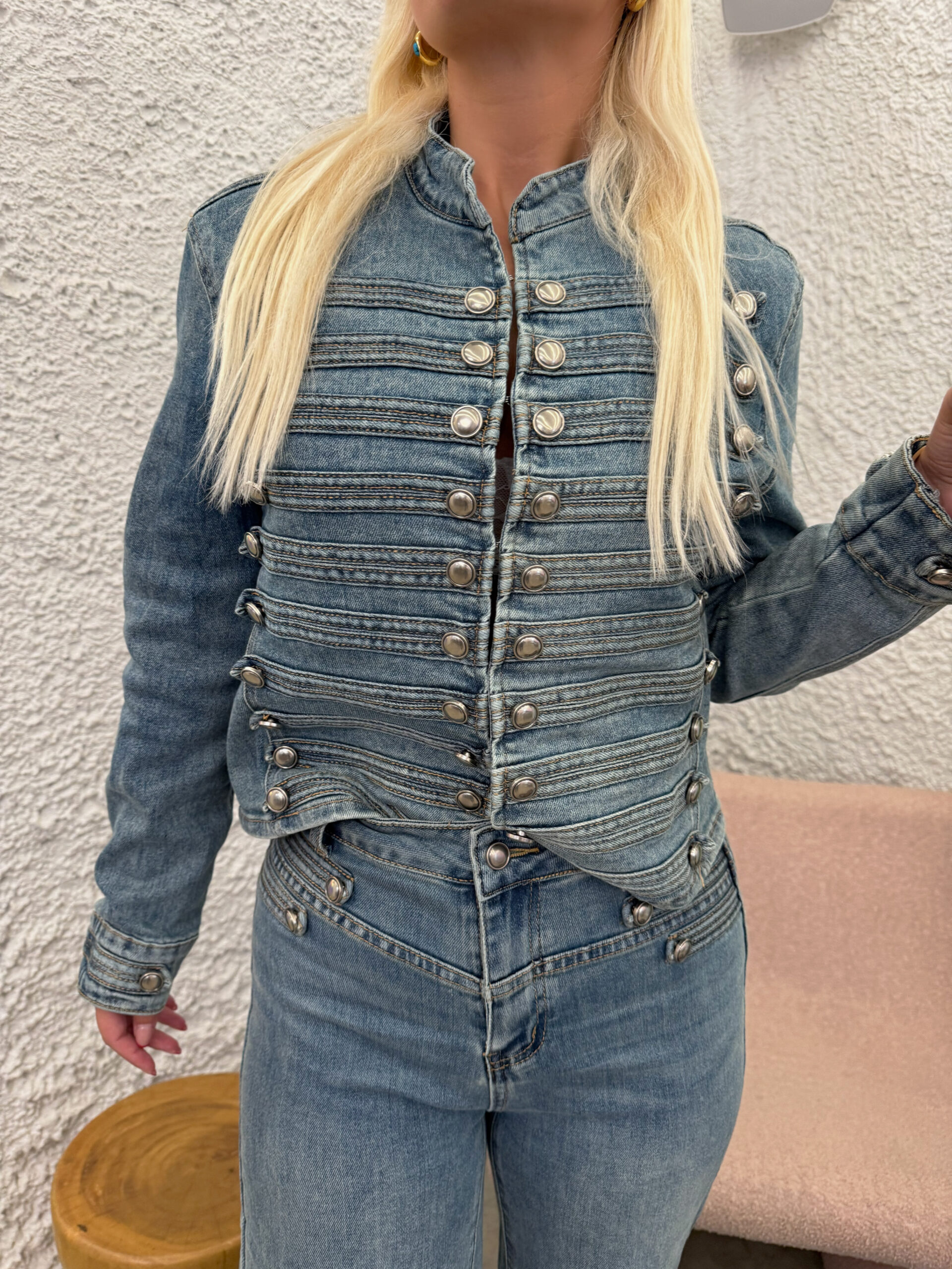 NAPOLEON LIGHT BLUE DENIM JACKET - Image 2