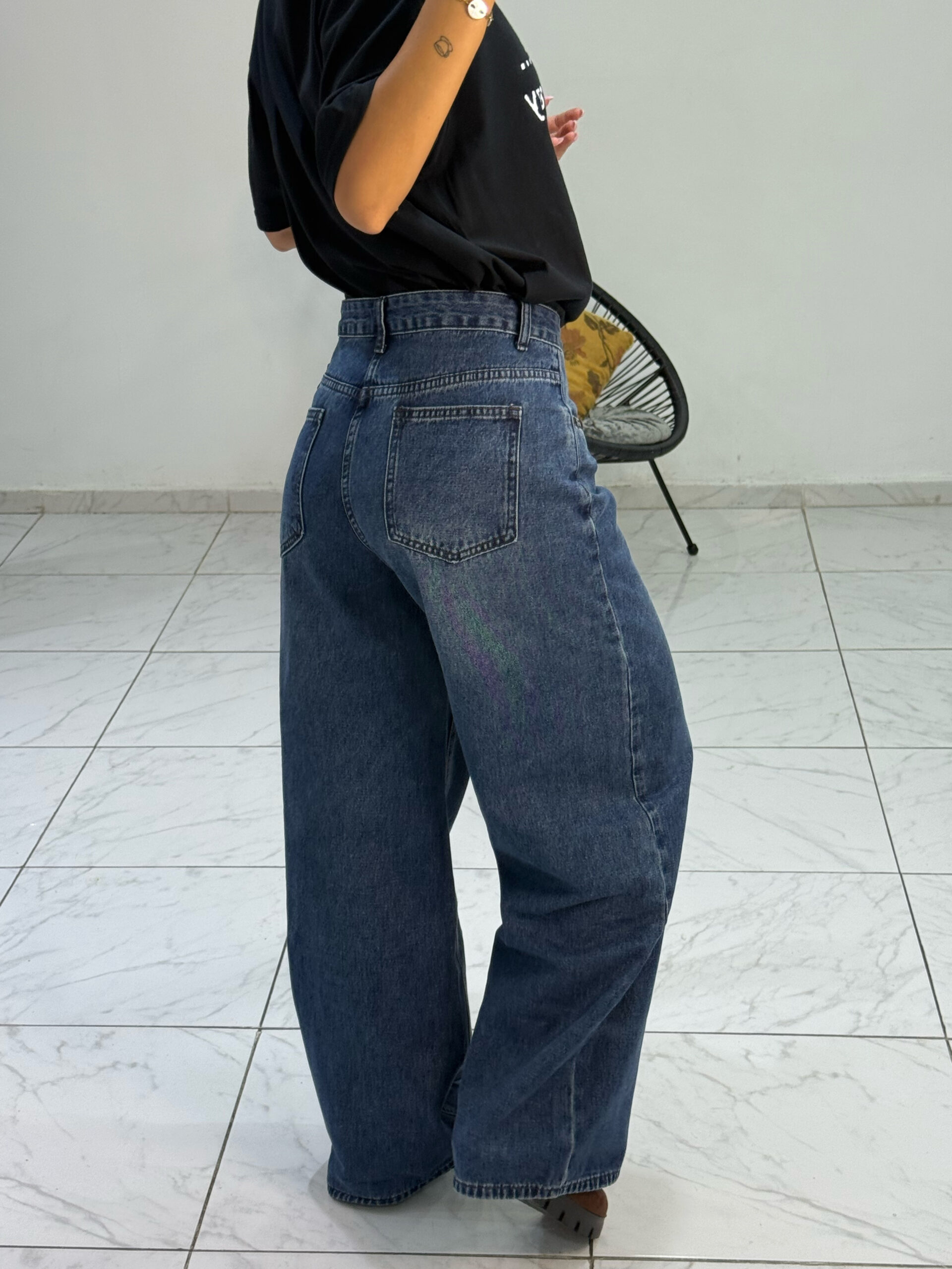 WIDE LEG BLUE DENIM - Image 2