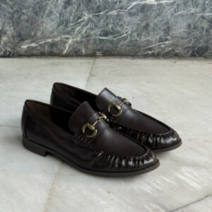 ΚΑΦΕ LOAFERS ΜΕ ΧΡΥΣΗ ΜΕΤΑΛΛΙΚΗ ΛΕΠΤΟΜΕΡΕΙΑ