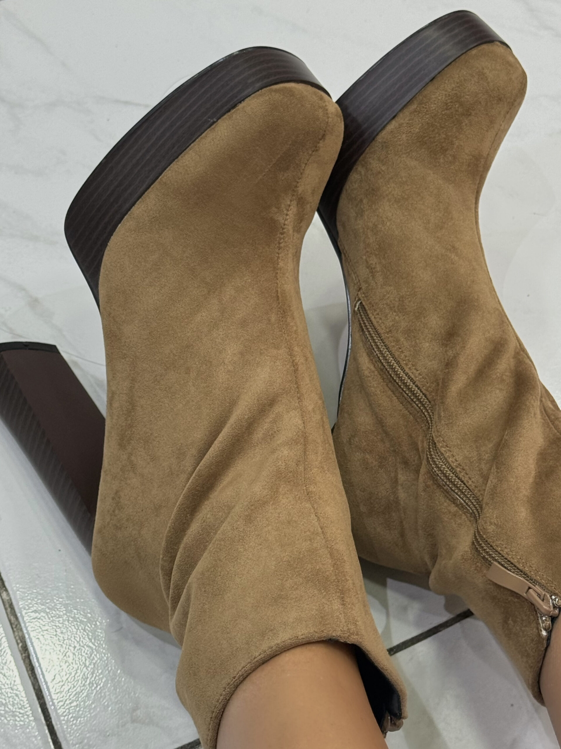 SUEDE ANKLE BOOTS & CHUNKY PLATFORM - Image 2