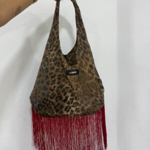 LEOPARD SEQUIN BAG