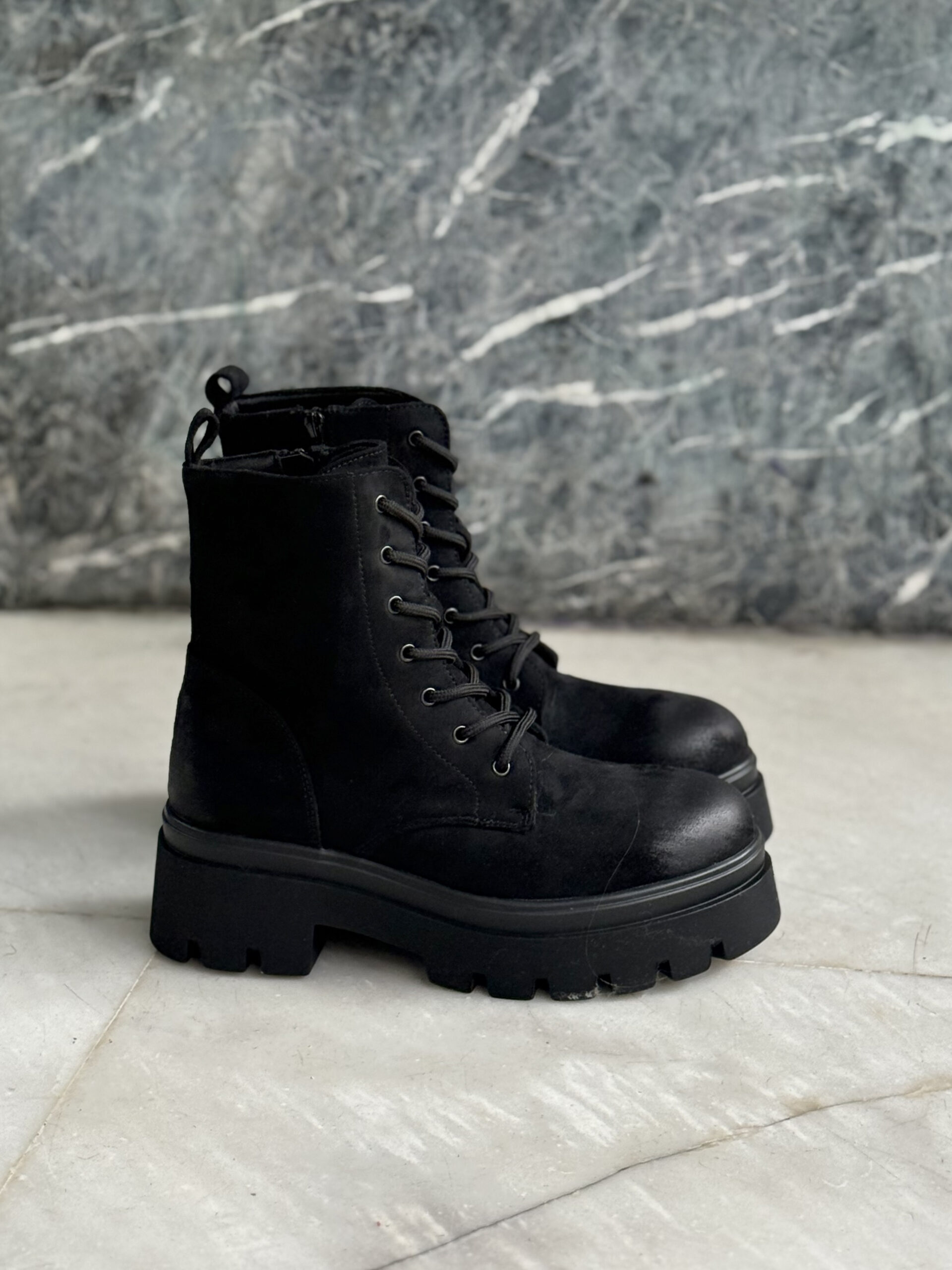 BLACK COMBAT BOOTS - Image 5