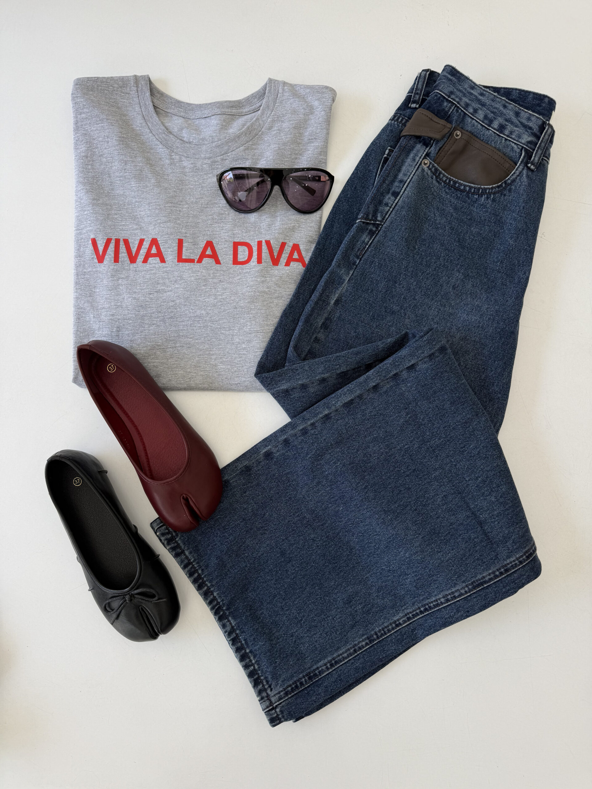 WIDE LEG BLUE DENIM - Image 5