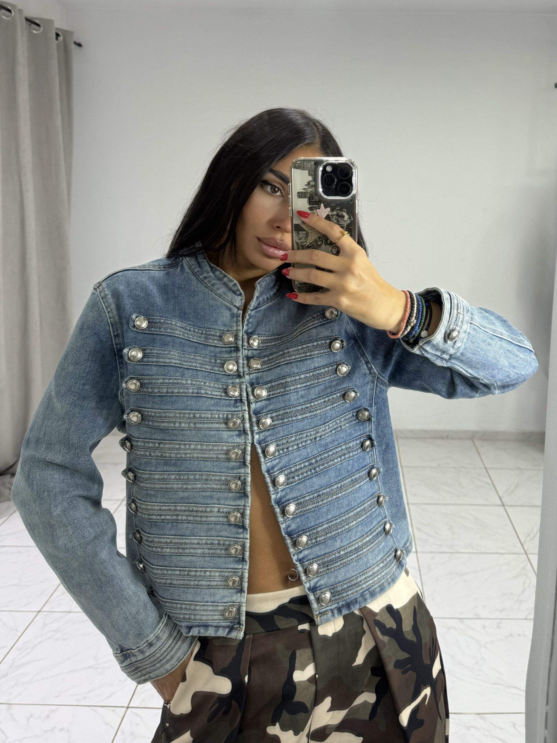 NAPOLEON LIGHT BLUE DENIM JACKET