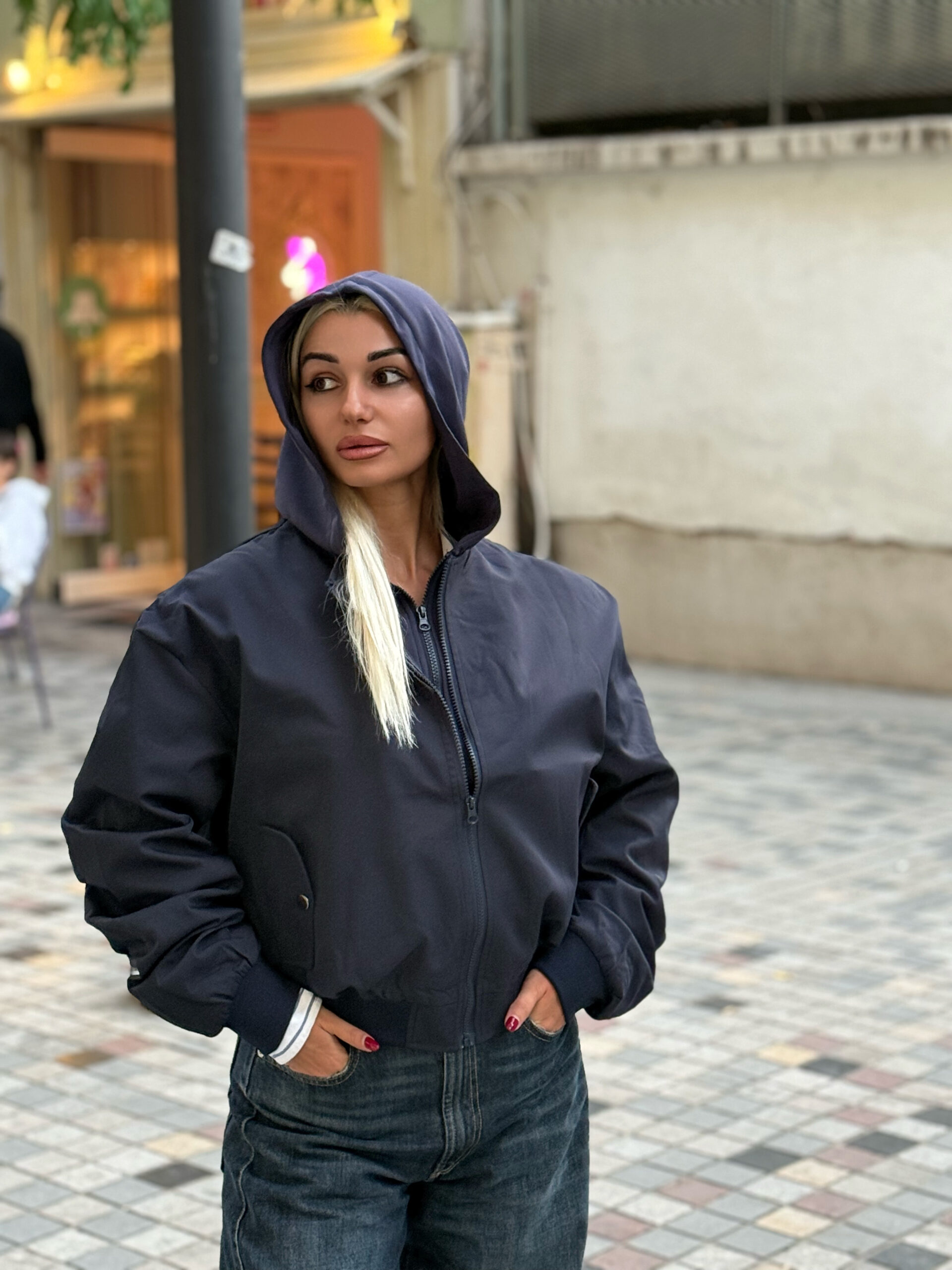 " SAN FRANCISCO " NAVY BLUE JACKET