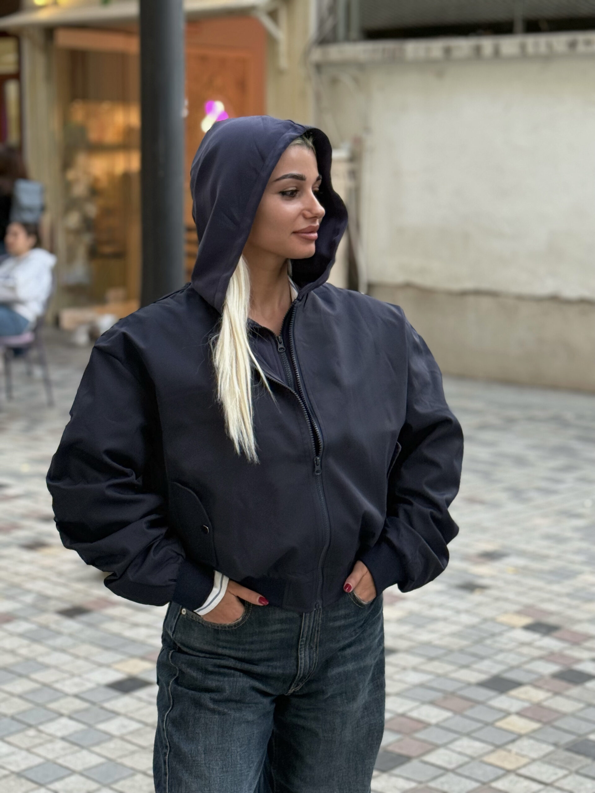 " SAN FRANCISCO " NAVY BLUE JACKET - Image 4