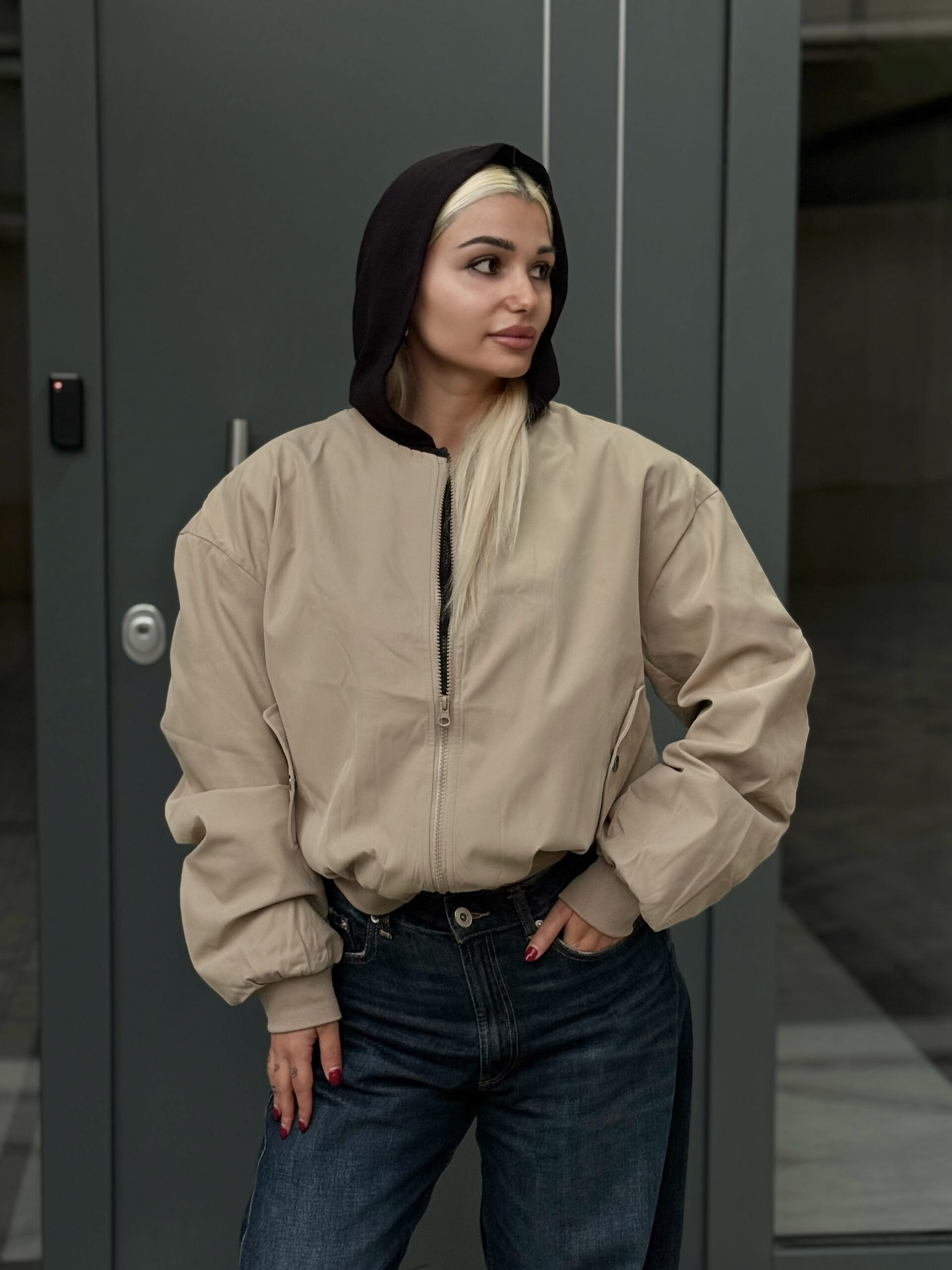" SAN FRANCISCO " BEIGE JACKET - Image 2