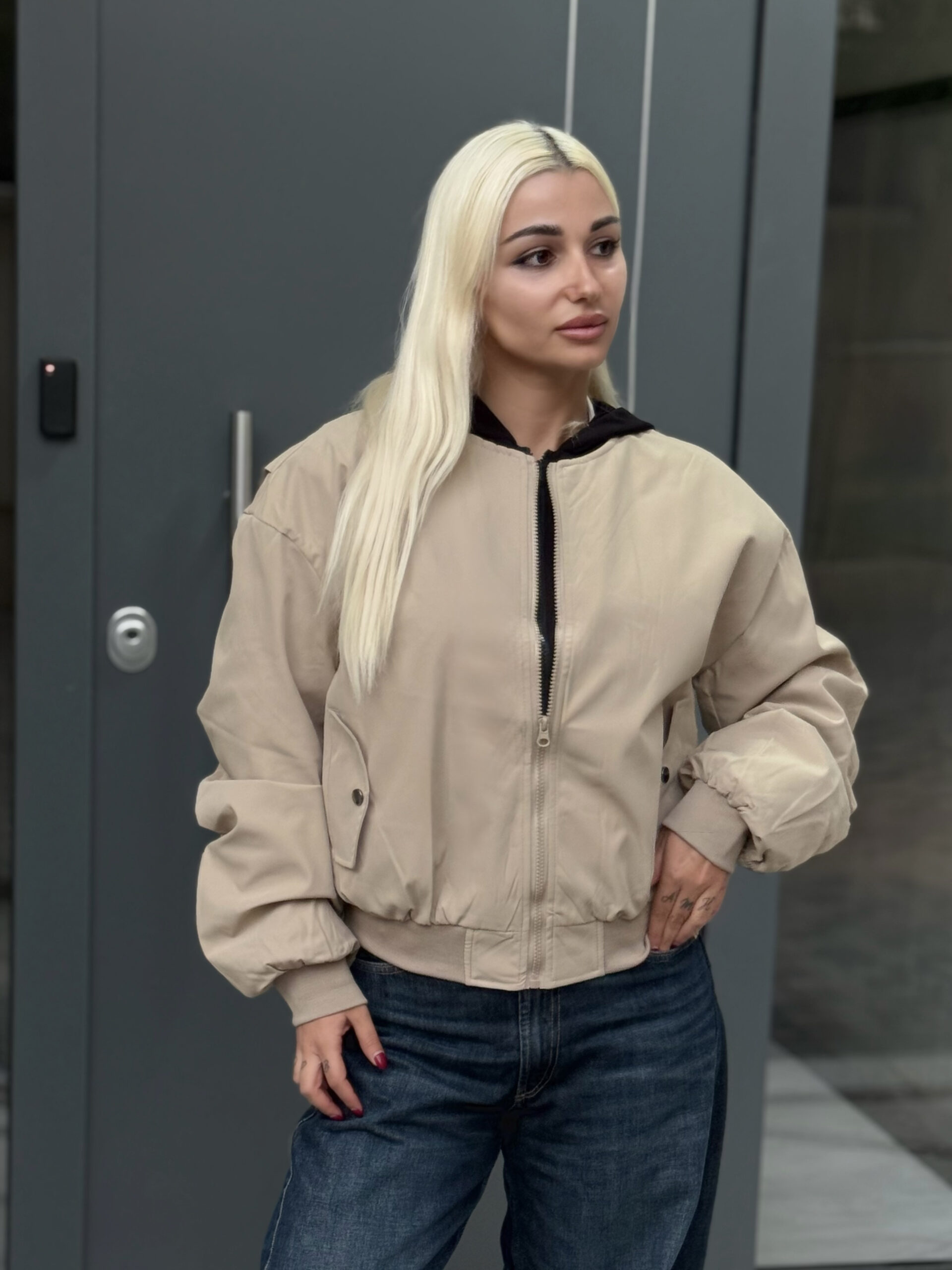 " SAN FRANCISCO " BEIGE JACKET - Image 4
