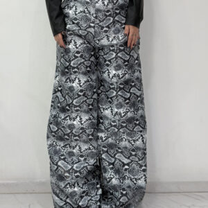 ECO LEATHER SNAKE SKIN PANTS